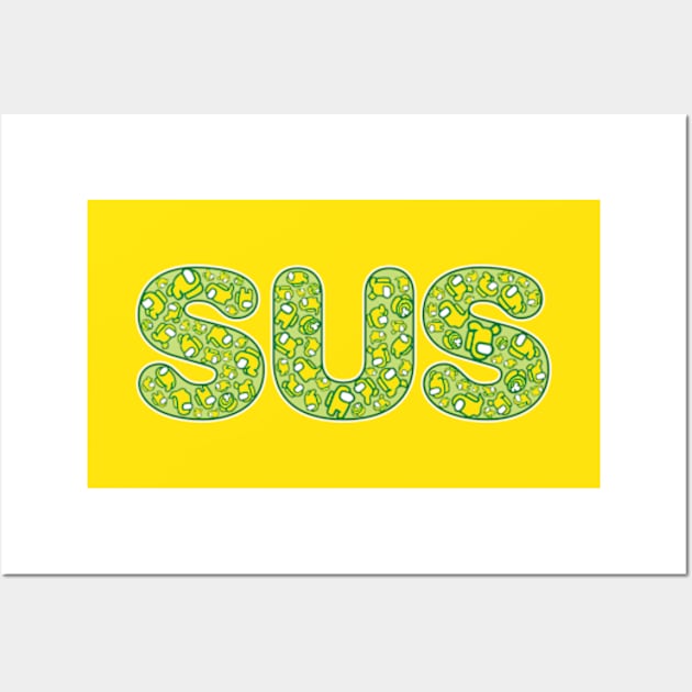 Sus (Green) Wall Art by DCLawrenceUK